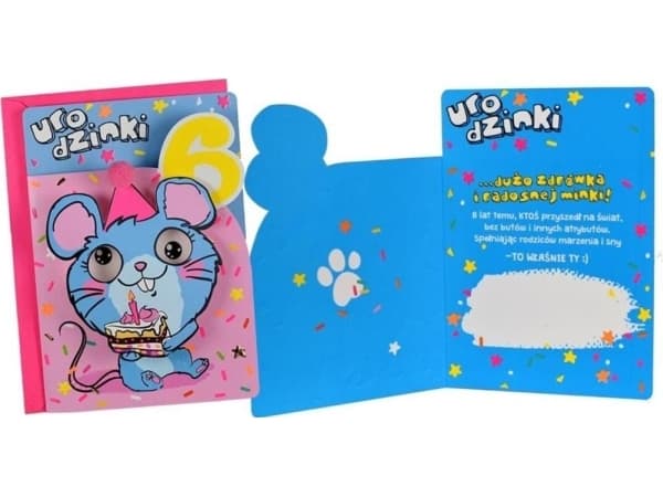 COFFEE Ticket B6 DK-796 Birthday of the 6th mouse