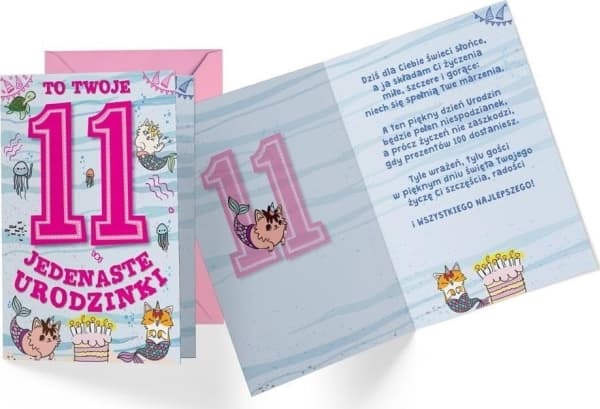 CUCCARD B6 carnet PR-311 Födelsedag 11