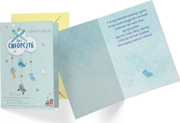 CUCCARD B6 carnet DK-743 Födelse av en liten pojke