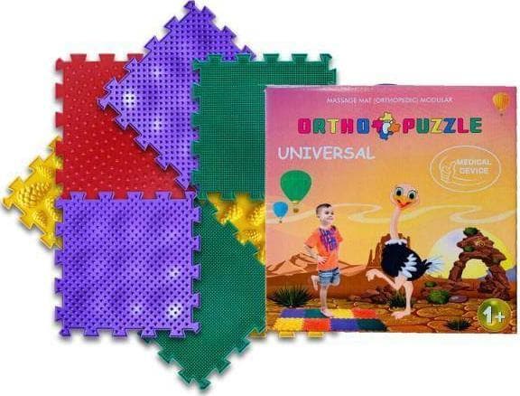 Wader Polesie 63058 Modulær ortopedisk massasjematte ORTHO PUZZLE Jeżyki