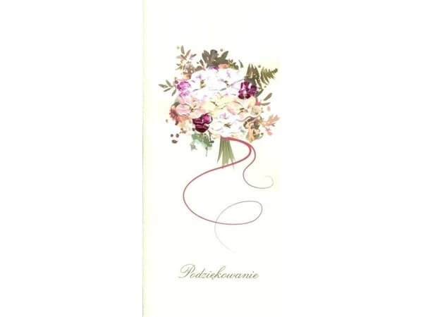 MAK Tackkort DL P104 - Blombukett