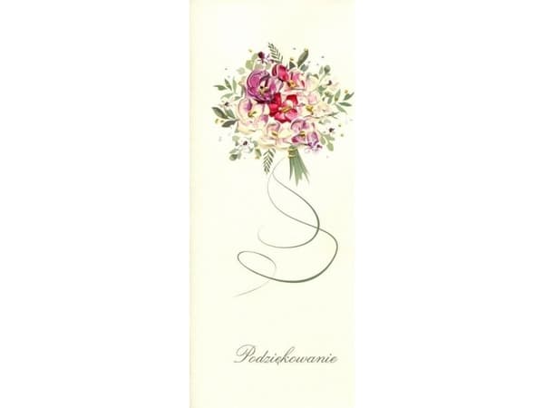 MAK Tackkort DL P102 - Blombukett