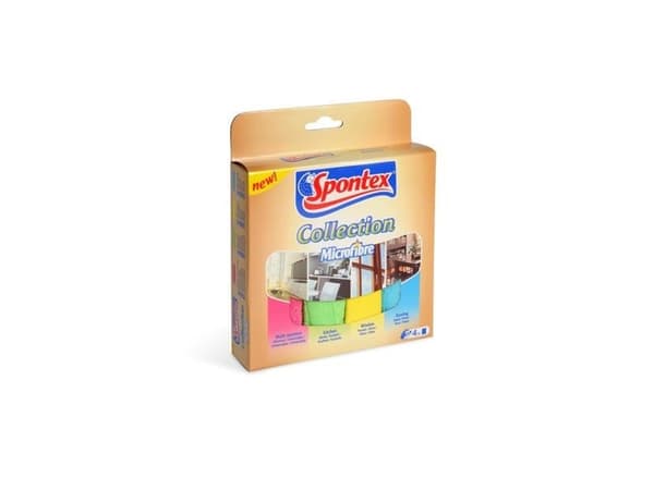 Spontex Ścierka Microf. Collection 4szt 97044095