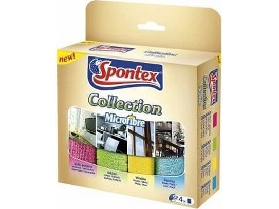 Spontex Ścierka Microf. Collection 4szt 97044095