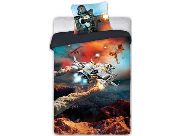 Wild gamer Sengetøj 140x200 cm - 100 procent bomuld