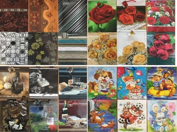 Panorama Laminated decorative bag PL-6 mix