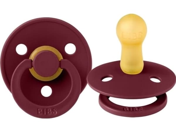 Bibs Pacifier, rubber 6m + M Elderberry 200281 Bibs