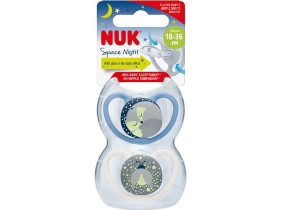 NUK Sm. usp. 18-36 m sil. Space boy 739658 Nuk
