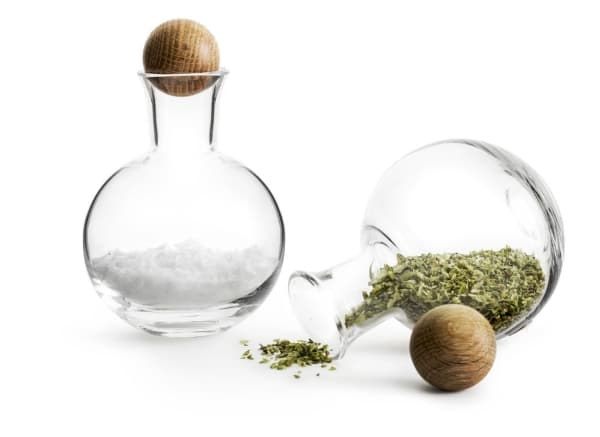 Sagaform Nature serveringsset med lock i ek
