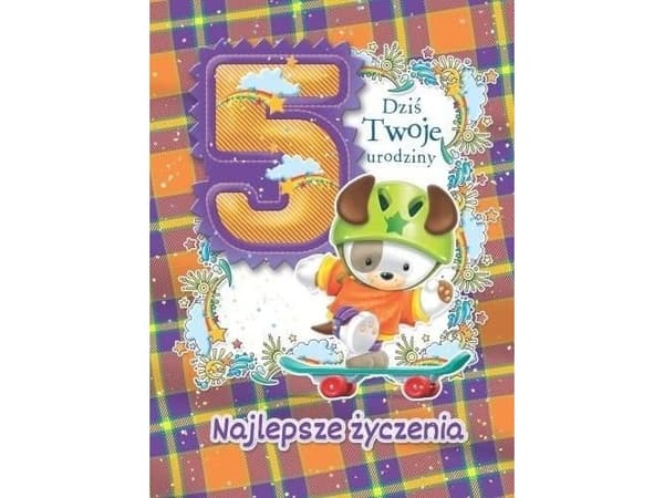 Trend B6 carnet 5 år pojke kul
