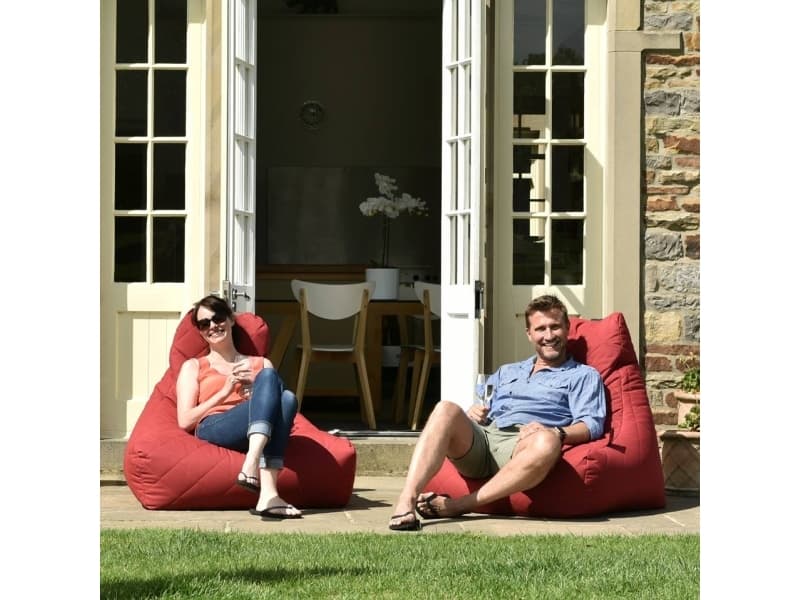 Extreme Lounging b-bag mighty-b Red - Quilted