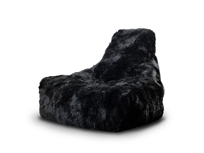Extreme Lounging b-bag mighty-b Black - Sheepskin 'FUR'