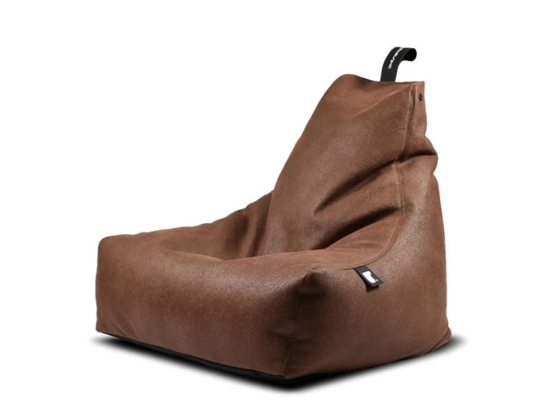 Extreme Lounging b-bag mighty-b Indoor Chestnut/ leatherlook bruin