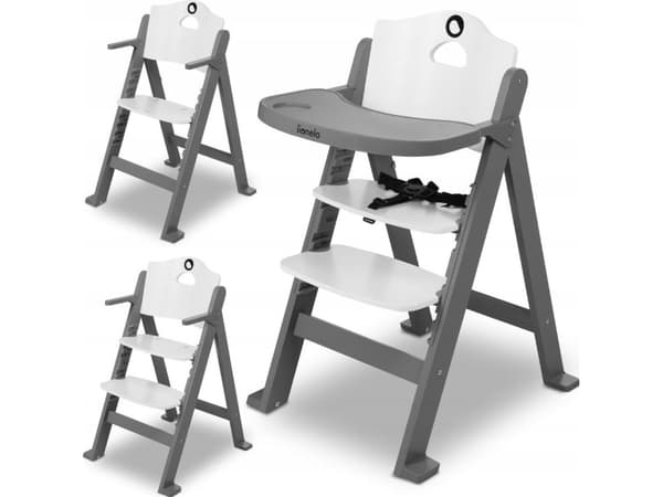 Lionelo High Chairs - Lo-Floris Grey Stone
