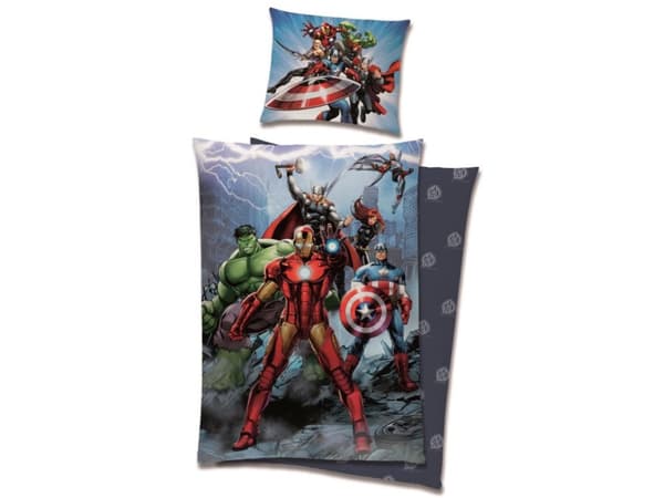 Avengers Sengetøj 140 x 200, 100 procent bomuld