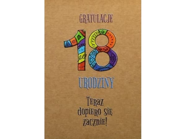 Trend B6 18-årsdag øko-pass med fargerikt sølvnummer TS49