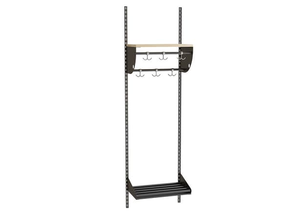 Børne garderobe Adde Kombination A, start, bredde 500 mm 2 pladser