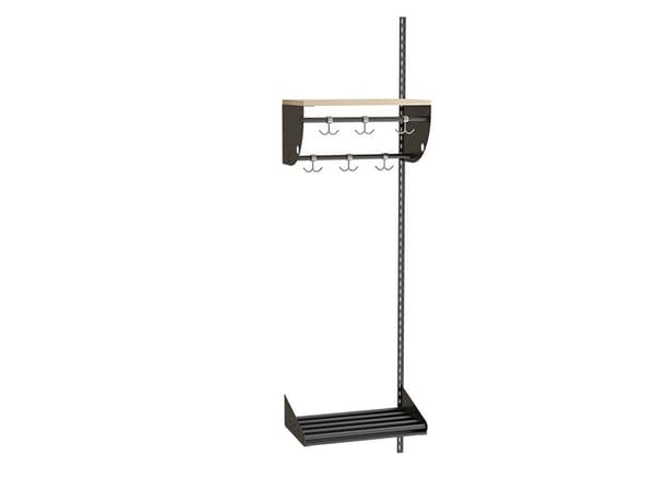 Børne garderobe Adde Kombination A, påbyg, bredde 750 mm 3 pladser