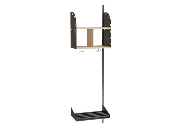 Børne garderobe Adde Kombination B, påbyg, bredde 500 mm 2 pladser