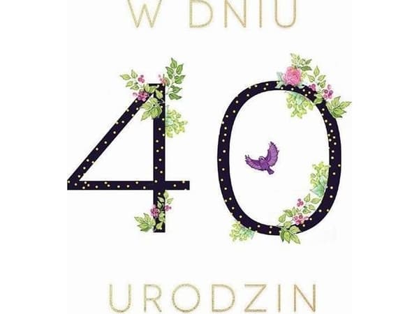 Clear Creation Karnet Swarovski kwadrat CL1840_PO Urodziny 40