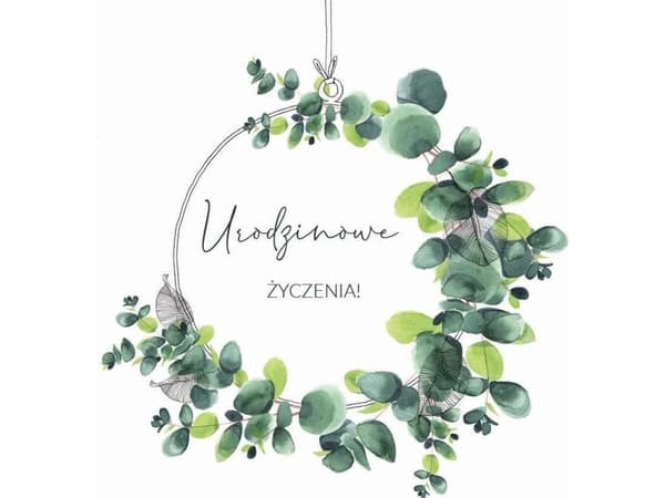 Clear Creation Karnet Swarovski kwadrat CL4003_PO Urodziny