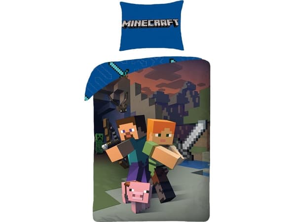 Halantex Komplett pościeli Lego Minecraft 140x200cm