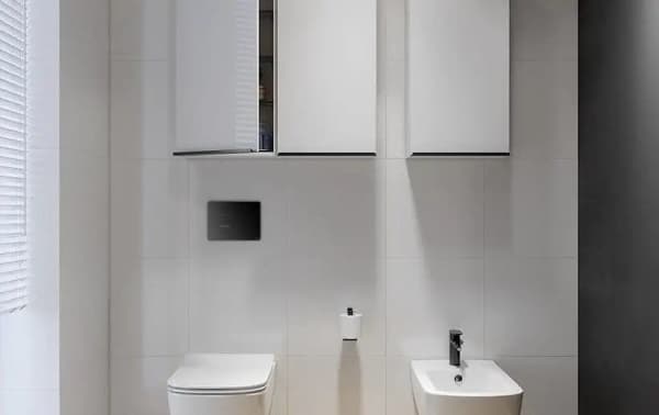 Cersanit S522-039 WISKA WISGO 40 BIAŁA UCHW CHROM ZMONT. // CER.VIRGO-WISZ-40-BIAŁA-UCH-CH