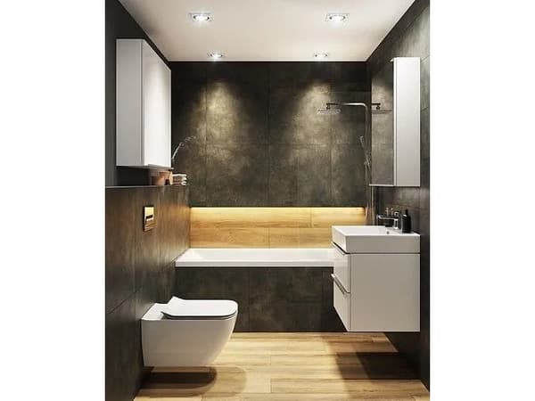 Cersanit S522-017 SKAP UNDER VIRGO 60 HVIT KROM HÅNDTAK MONTERT // CER.VIRGO-60-WHITE-UCH-CH