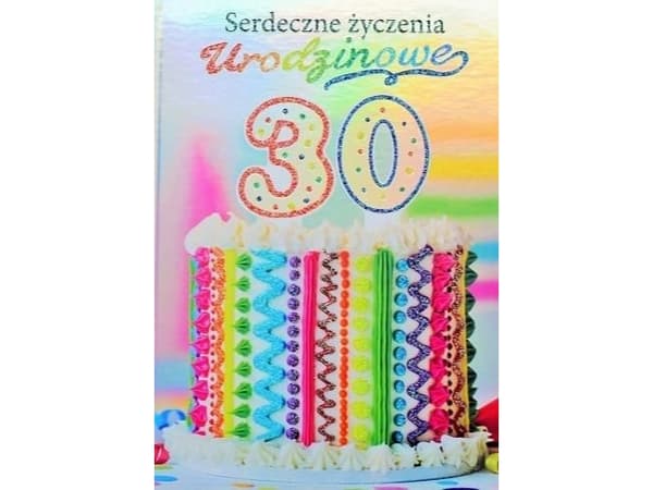 Trend gratulationskort födelsedag 30 TS41