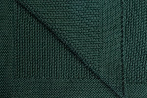 Sensillo BOMULLSTEPP 100X80 MØRKEGRØNN 4327/6845