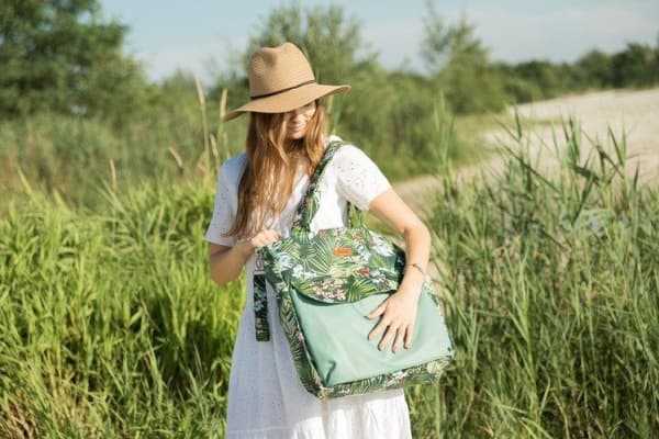 Sensillo MOM JUNGLE BAG VIHREÄ