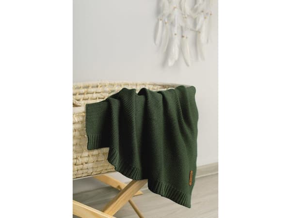 Sensillo BAMBUS BOMULLSTEPP 80X100 CM FLASKE GRØNN