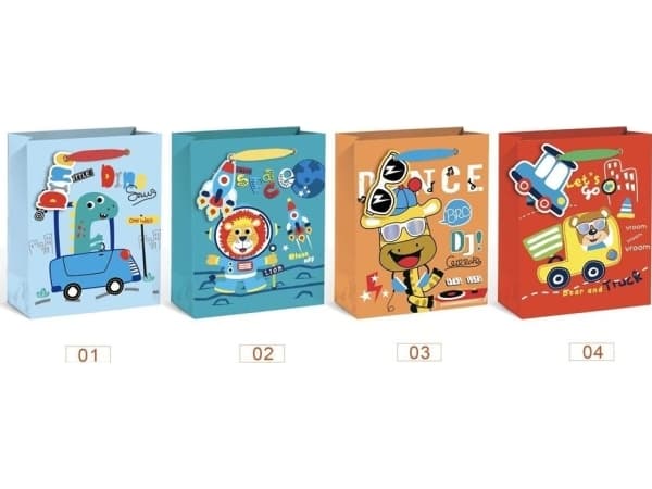 W&K Gift bag KR 4176 M holograms