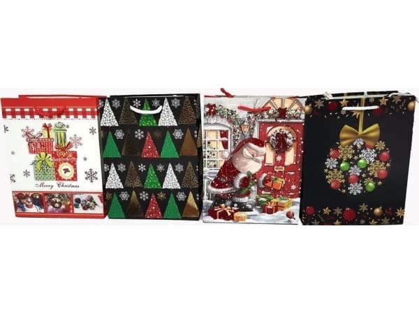 Beniamin Christmas bag, vertical medium mix BN