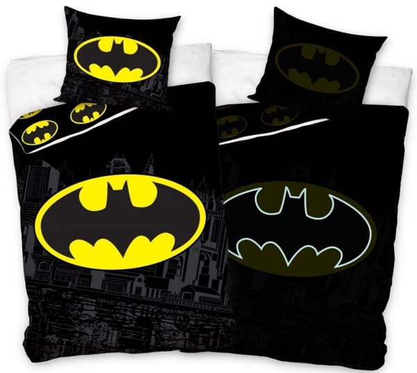 Batman Sängkläder som lyser i mörkret 140 x 200, 100 procent bomull