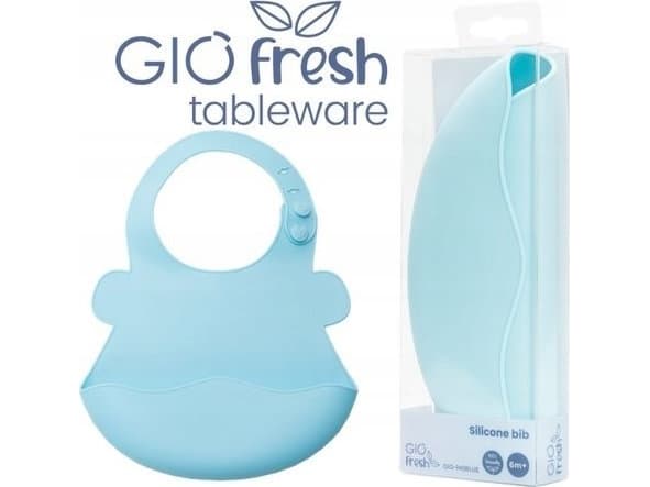 INNOGIO SILIKONE BIB GIOFRESH BLÅ