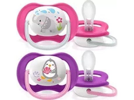 Philips AVENT SCF080/12, Perinteinen vauvantutti, Hampaita hoitava, Silikoni, Poika/tyttö, Konepesunkestävä