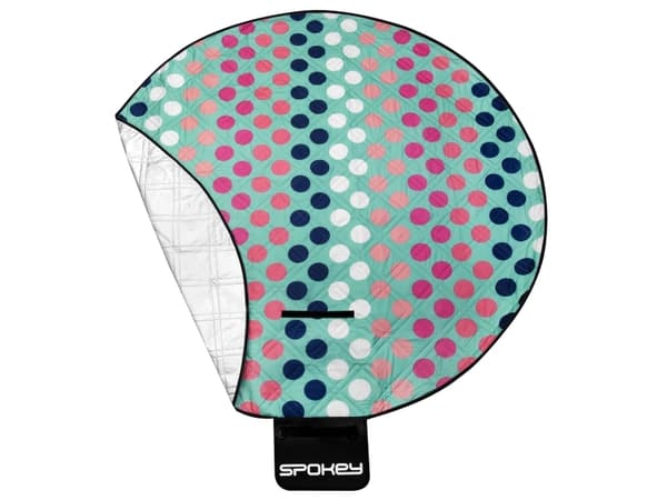 Spokey PICNIC DOTS, 140 x 140 cm, Multifärg, Mönstrad, Polyester, Gjuten aluminium