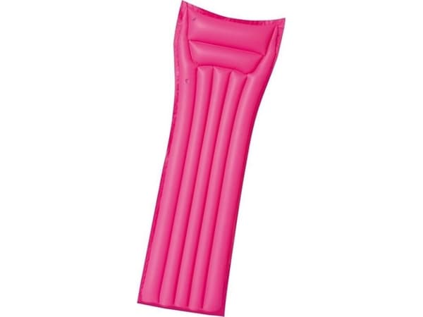 Bestway - oppblåsbar strandmadrass 183x69 cm (rosa)
