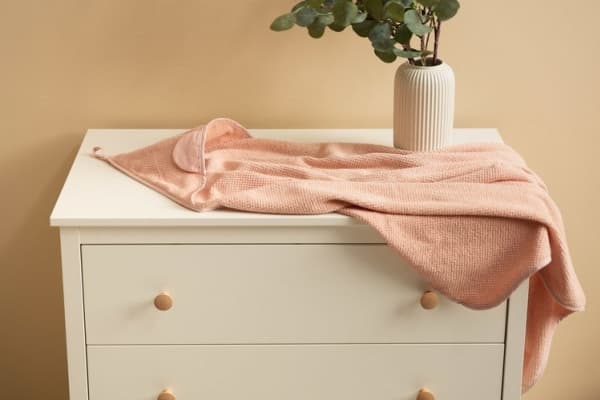 Sensillo SVØMMEDEKKE CREPA HÅNDKLÆR 100X100 DIRTY PINK 4190/0970