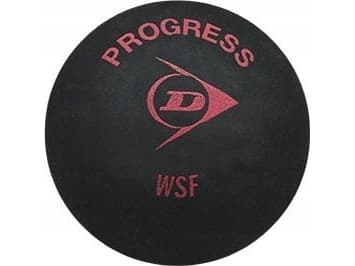 Dunlop Squash balls 1 red dot DUNLOP PROGRESS 3 ball blister