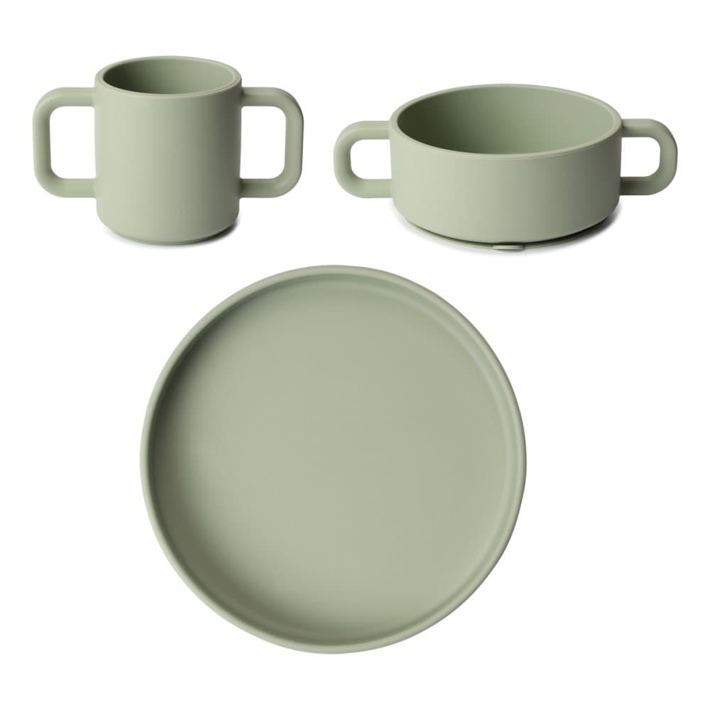 Everleigh Me - Children Tableware Set - Olive (381038)