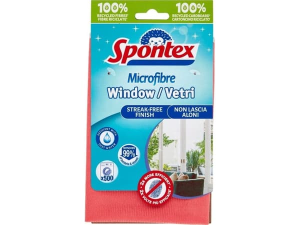 Spontex-ikkunakangas mikrokuituliina