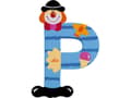 Miniatyrbild 2 av 2: Sevi Träbokstav P, Clown (81752)