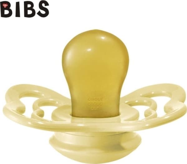 Bibs SUPREME S SUNSHINE Hevea gummiberoligende smokk