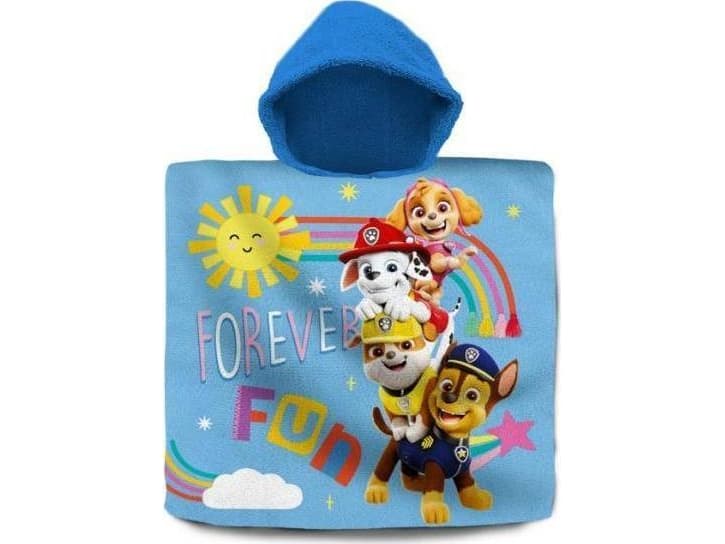Towel Kids Euroswan towel poncho with hood 120x60cm Paw Patrol LETENTA PATROL PW19867 Kids Euroswan