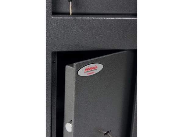 Phoenix Safe Co. SS0992KD, Vapaasti seisova kassakaappi, Harmaa, Avain, Terästä, Raha, 250 mm