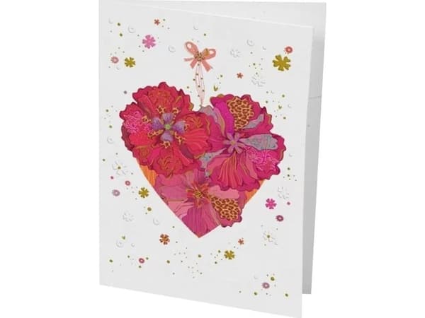 Turnowsky Karnet B6 + envelope Heart of flowers