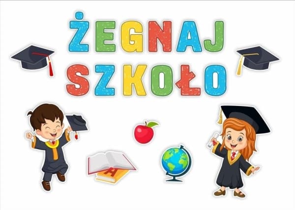 LearnHow Dekorationer för skolfönster - Farväl skola 19st.