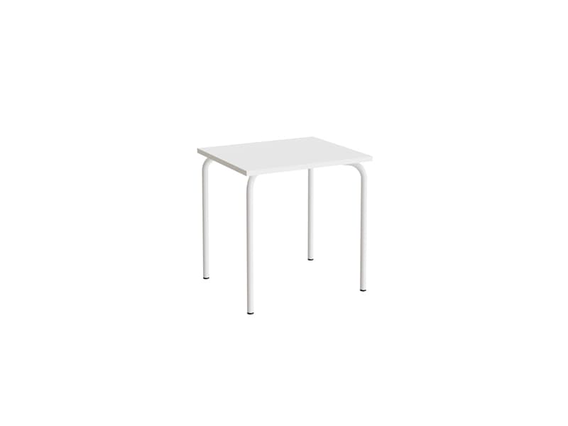 Bord Jerka 322, 700x600 mm, beige linoleum, sort stel